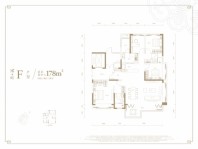 建发央玺F户型 4室2厅2卫1厨