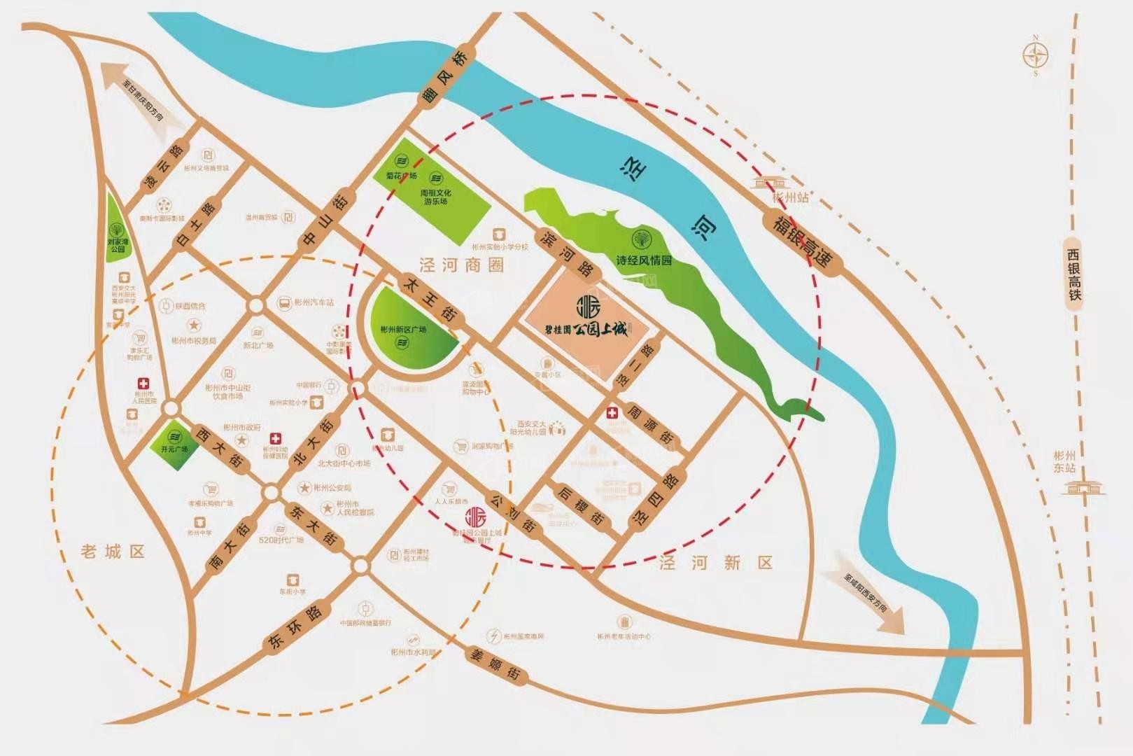碧桂园·公园上城位置图