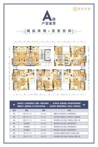 丽景华庭A1户型三房二厅一卫 3室2厅1卫1厨