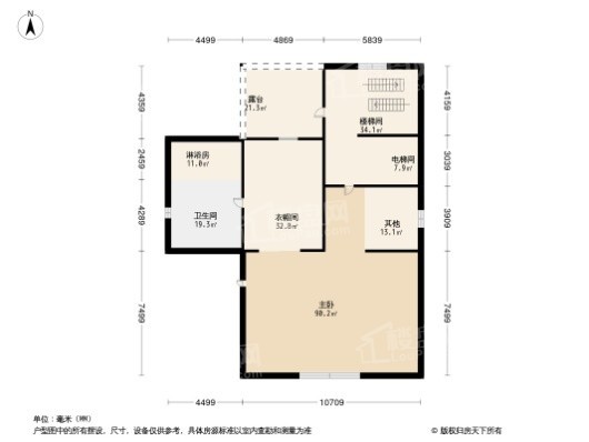 金辉江山云著4居室户型图