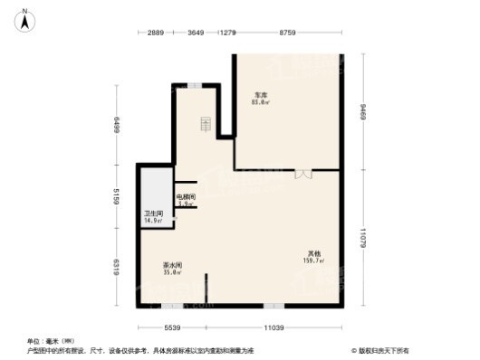 金辉江山云著4居室户型图