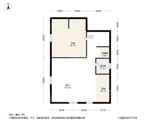 金辉江山云著4居室户型图