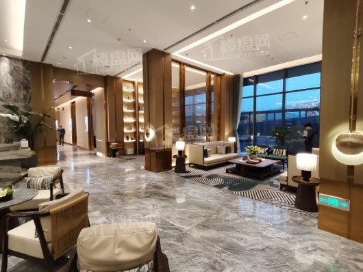 万科翡翠观澜会客区