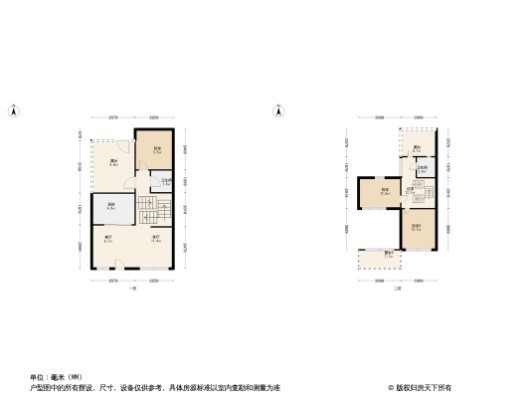 圣丰御景湾3居室户型图