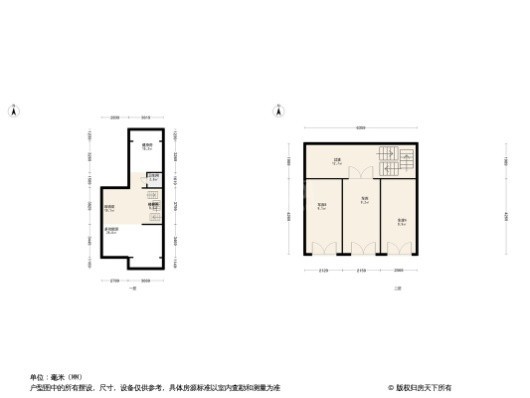 圣丰御景湾3居室户型图