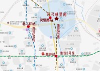 万兴林里间地铁线路示意