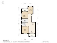 正商湖西学府D1户型 3室2厅1卫1厨