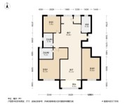 正商湖西学府C2户型 3室2厅2卫1厨