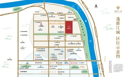 逸都江城交通图