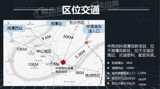 中南高科湘潭高新智能制造产业园位置图