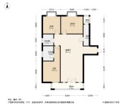 信基丽池澜湾115平户型 3室2厅2卫1厨