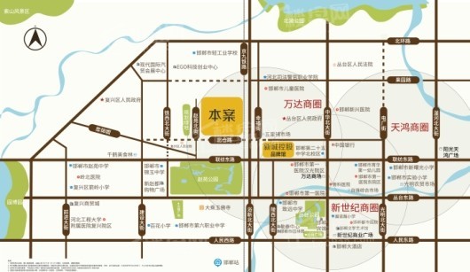 新城公园尚府交通图
