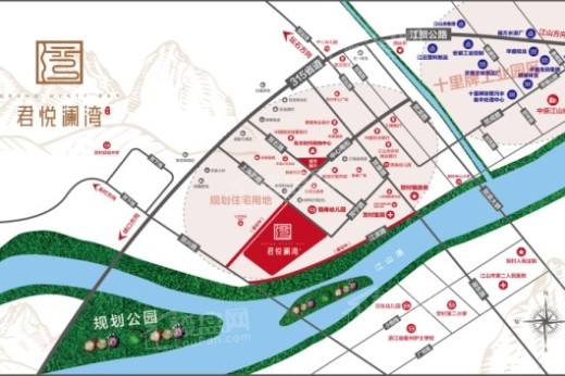 东旺·君悦澜湾交通图