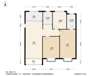 建业·中州府3居室户型图