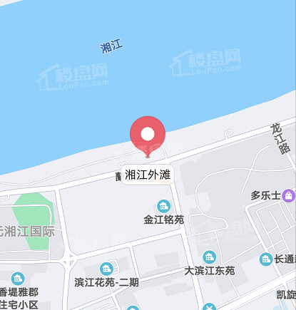湘江外滩区位交通图