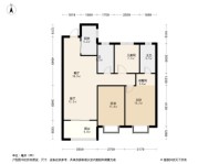 万科金域时代D5/D5-1三房两厅两卫95㎡ 3室2厅2卫