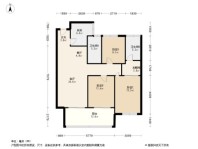 中庚·香江世界3居室户型图