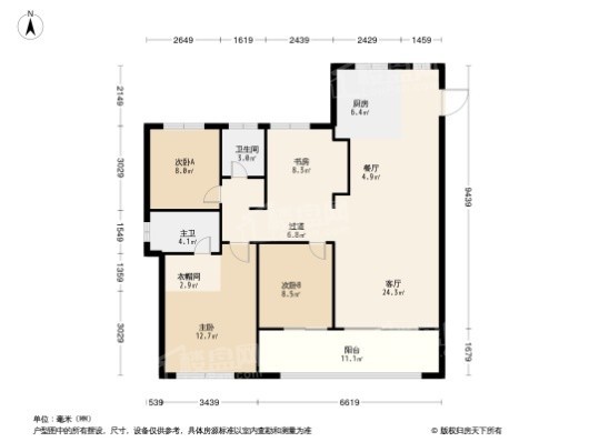 福清优步东方户型图图片