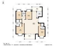 北大资源莲湖锦城A户型 4室2厅3卫1厨