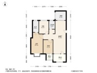 花样年·花郡114平C2户型 3室2厅2卫1厨