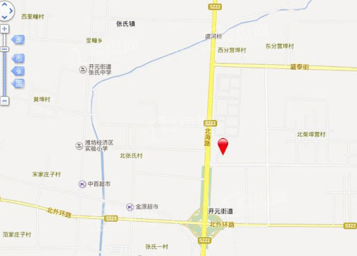 中国食品谷中凯冷链物流园位置图
