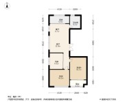 鲁鸿公园世纪3居室户型图