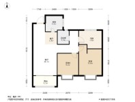 新力帝泊湾3居室户型图