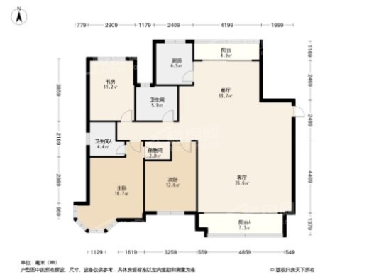 香醍湾户型图