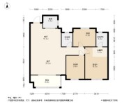 石狮金辉城119户型 3室2厅2卫1厨