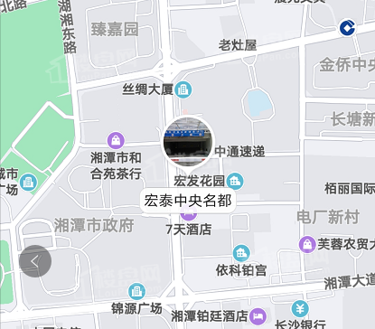 宏泰中央名都位置图