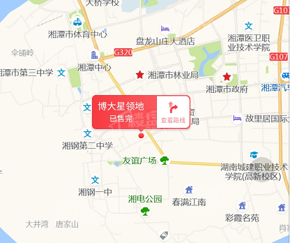 博大星领地区位交通图