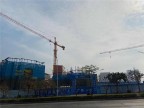 万丰新新江湖正在建设中，部分楼栋已出地面（摄于2021年2月22日）