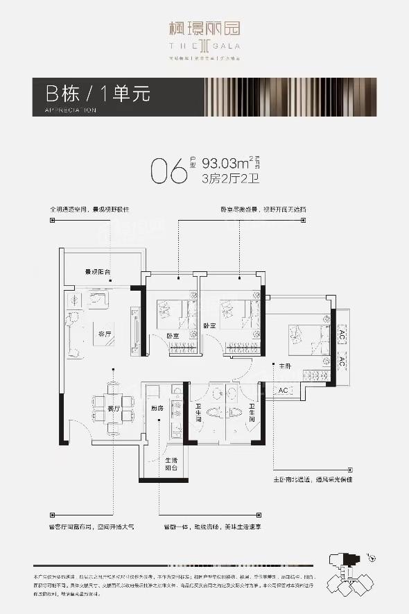 B栋1单元06户型