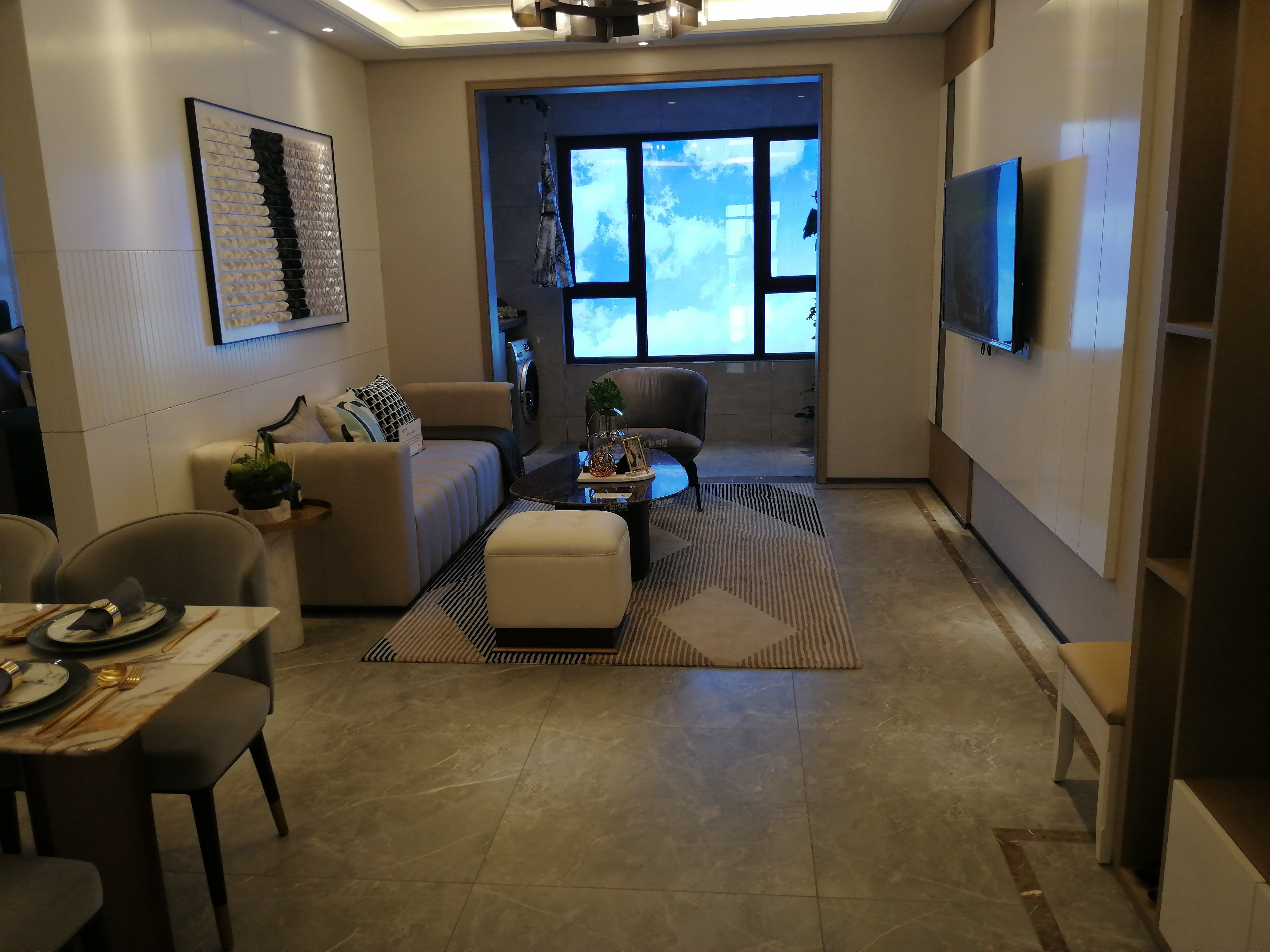 荣盛花语城86平米的样板间