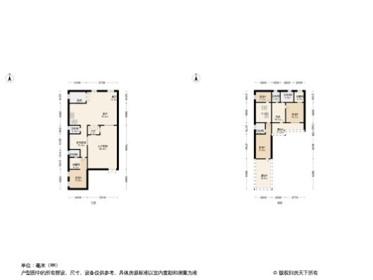 迎宾名筑璟苑347㎡户型 4室3厅5卫1厨