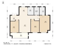 融创凯瑞·河洛宸院建面约133平洋房 3室2厅2卫1厨