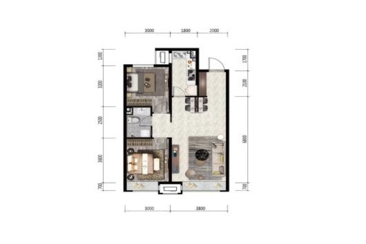 学府美的城户型图