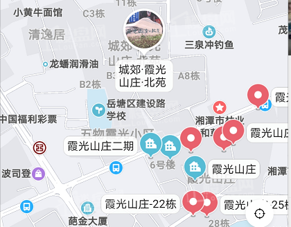 霞光山庄二期区位交通图
