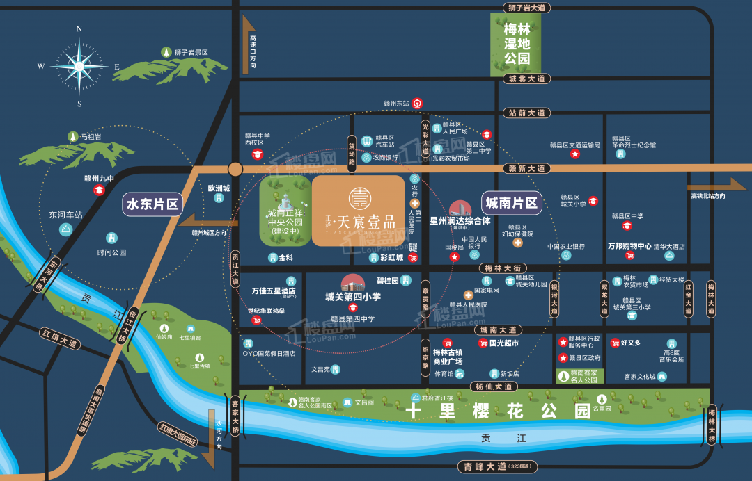 正祥天宸壹品位置图