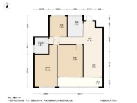 蓝绿和园B1户型图-88㎡ 3室2厅1卫1厨