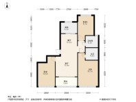 绿城·颂柳园D3户型 3室2厅2卫1厨