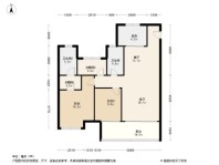 美的德信·翰城108㎡-1 3室2厅2卫1厨