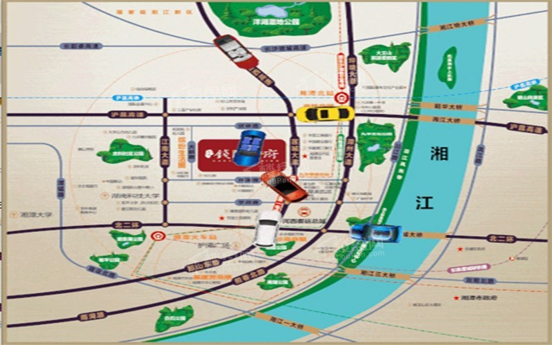 世茂福晟·钱隆首府区位交通图