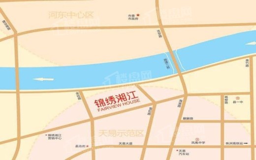 锦绣湘江位置图