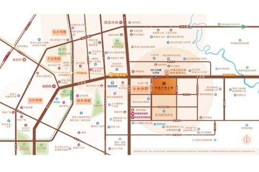 中海·万锦公馆区位图