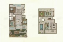 城投瑞马晴洲136㎡复式户型 3室2厅2卫1厨