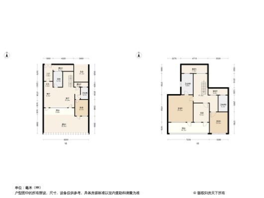 蓝城·云梦桃源小镇4居室户型图