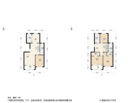 荷韵花园二期4居室户型图