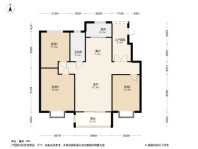 光扬江山樾3居室户型图