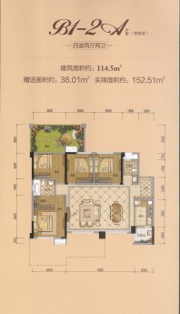 B1-2A户型